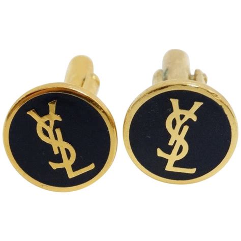 ysl cuff links|saint laurent cuff links.